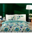 Tac Selian turquoise bedding set