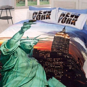First Choice 3 D NEW YORK bedding set