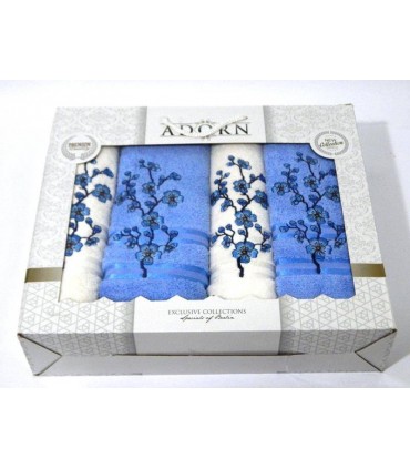 Set of towels Adorn four (2 facial + 2 bath)