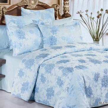 ARYA bedding set Jacquard Beatrice Blue