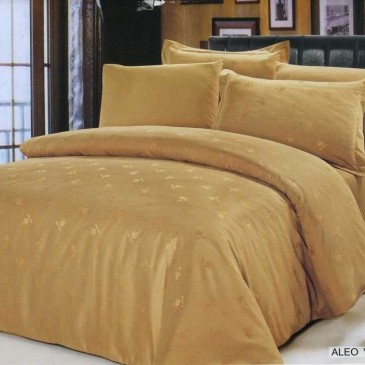 ARYA bedding set Jacquard Aloe Vera Gold