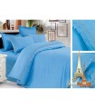 Bed linen Love You sateen lace blue