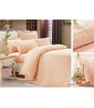Bed linen Love You sateen peach lace