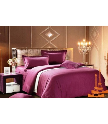 Love You Stripe purple bedding set 28