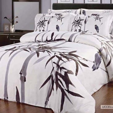 Bedding set ARYA satin Uccello