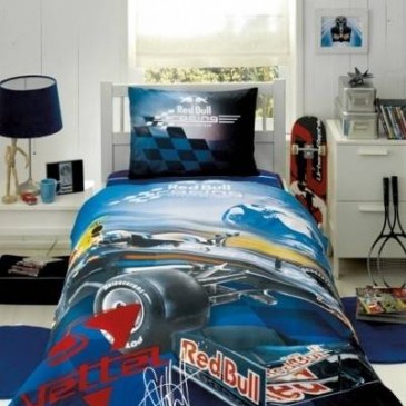 Комплект постільної білизни ТАС ранфорс "Гонки Red Bull"