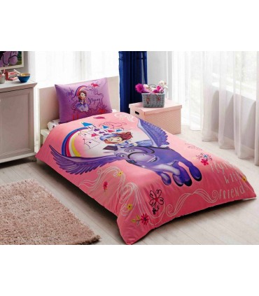 Bed sheets Tac Ranforce Disney Sofia Minimus