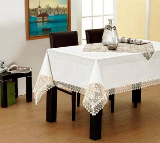 Скатертина KAYAOGLU Almira beyaz