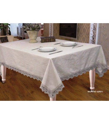 Tablecloth Arya Moreno Acık Gri