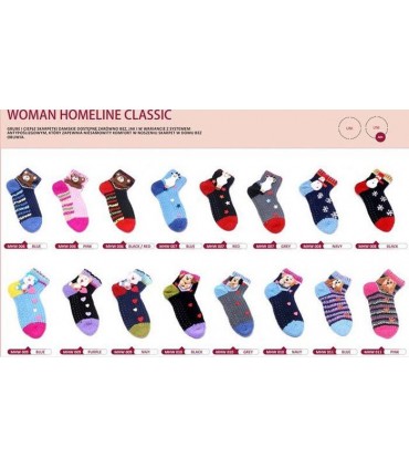 Теплые носки для женщин WOMAN HOMELINE CLASSIC без и с ABS