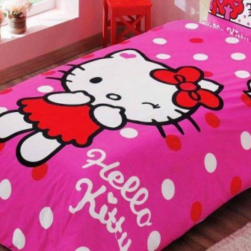 Постельное белье TAC DISNEY Hello Kitty Pink