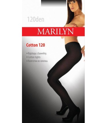 Колготки женские хлопковые MARILYN COTTON 120 120DEN --1/2, 3/4