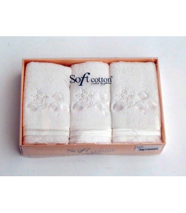 Soft cotton салфетки LUNA 3 штуки 32 х 50 