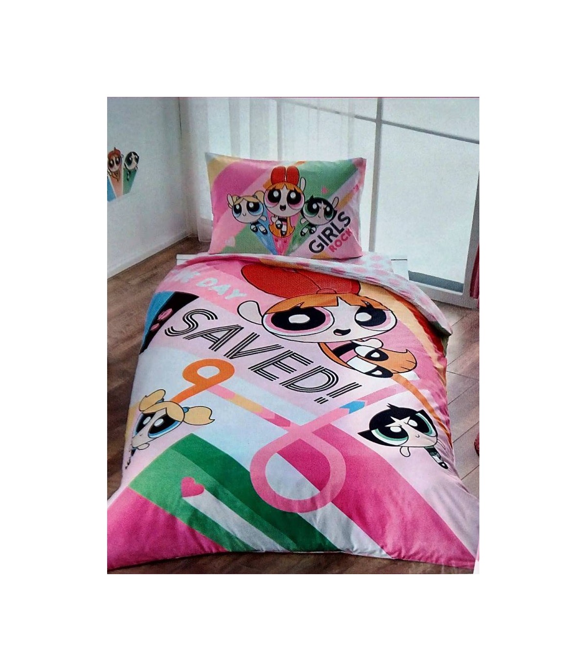 Bed linen TAC DISNEY Powerpuff Girls made in Turkey