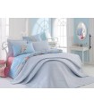 Bed sheets with a coverlet Cotton Box Daily mavi