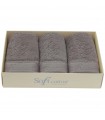 Салфетки Soft Cotton LEAF 30x50 3 штуки