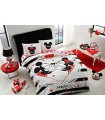 Bed linen TAC DISNEY Minnie and Mickey Amour Glow