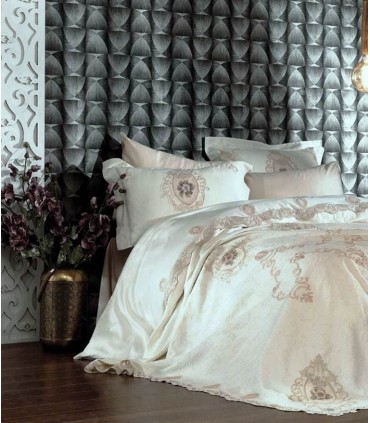 Постельный комплект с покрывалом Zebra Casa Floransa