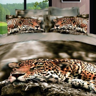 Комплект постельного белья Bella Dona сатин "Леопард" B 0040