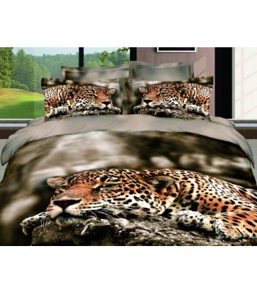 Комплект постельного белья Bella Dona сатин "Леопард" B 0040