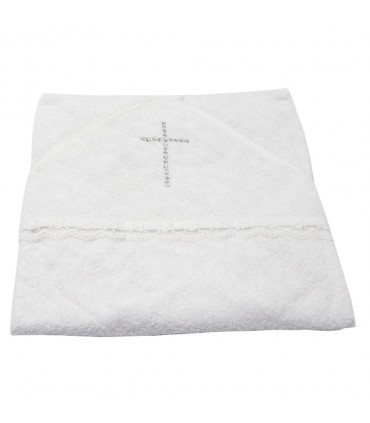 Полотенце для крещения Pedaliza 100*100 с капюшоном
