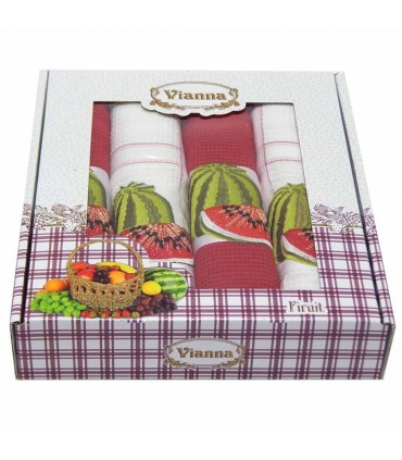 Салфетки Vianna Premium 45*65 4 штуки вафельные