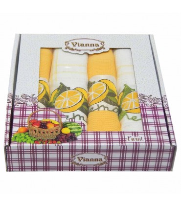 Салфетки Vianna Premium 45*65 4 штуки вафельные