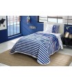 Bed sheets TAC Genc pike Blue