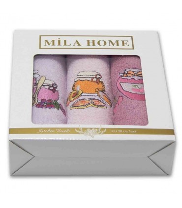 Салфетки Mila Home  30*50 3 штуки