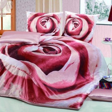 Bella Dona bedding set Coffee Rose Silk