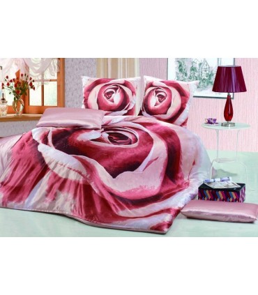 Bella Dona bedding set Coffee Rose Silk