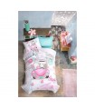 Bed linen with quilted duvet cover Cotton Box Junior PARİS LOVE