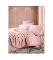 Bed sheets with a coverlet COTTON BOX EMBOS SET PUDRA