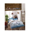 Cotton Box Maritime Neta bedding set with quilted duvet cover