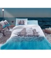 Cotton Box Maritime Ship bedding set with quilted duvet cover