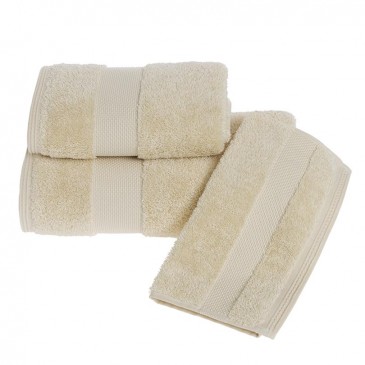 Soft cotton набір рушників DELUXE 3 пр 32х50, 50х100, 75х150 SAND EKRU