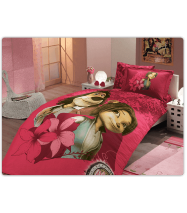 HOBBY License Ranforce Max bedding set dark pink 160 * 220/1 * 50 * 70 28183
