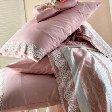 Комплект постельного белья Gelin Home + покрывало Pinar
