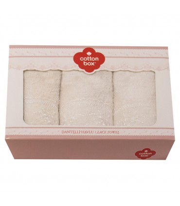 Салфетки Махровые Cotton Box Gipurlu 30*50 3 Штуки