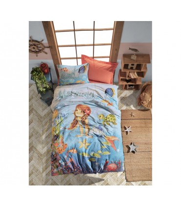 Cotton Box Junior Mermaid bedding set