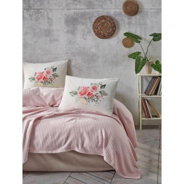 Cotton Box Bond Pike ROSANNA PEMBE Bedding Set With Summer Bedspread