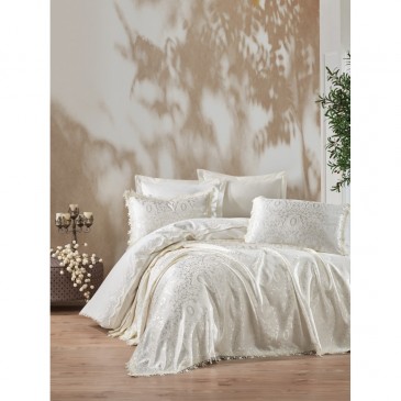Cotton Box CHI CHI ELEGANCE KREM bed set with bedspread