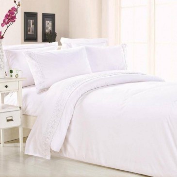 Bed linen set TF B 0025 N satin with lace