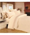 Sateen bedding set with lace, TF B 0015 N