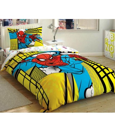 Quilt cover TAC DISNEY Spiderman Exciting Jump