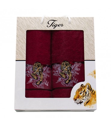 Set of towels Gulcan Tiger 2 (b + l)