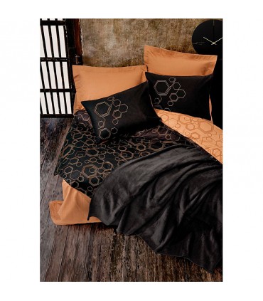 Cotton Box DAWU BATTANIYELİ bedding set with a blanket