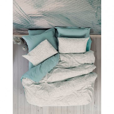 Cotton Box PETITE DROPS mint bedding set