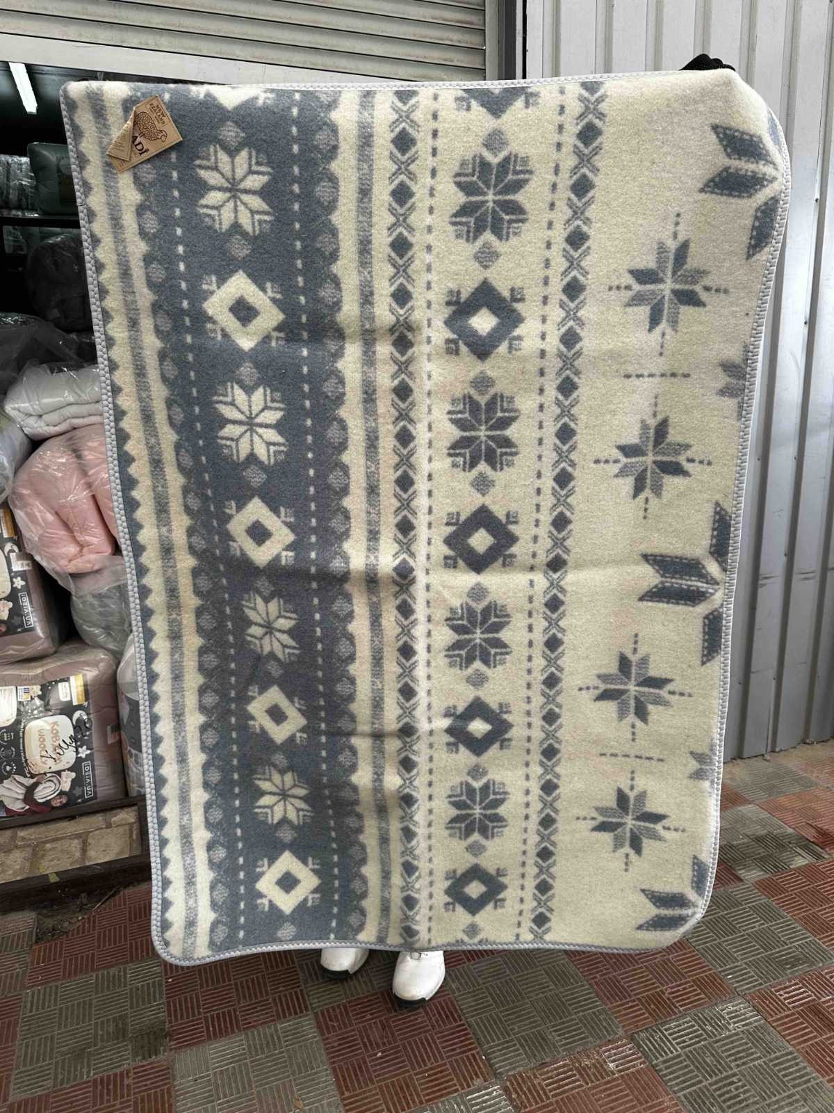 Jacquard blanket p / w 100x140