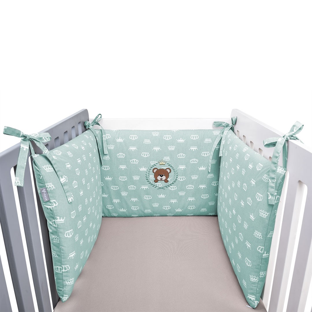 Бортик захисний у ліжечко ТM PAPAELLA 198х42 см бавовна